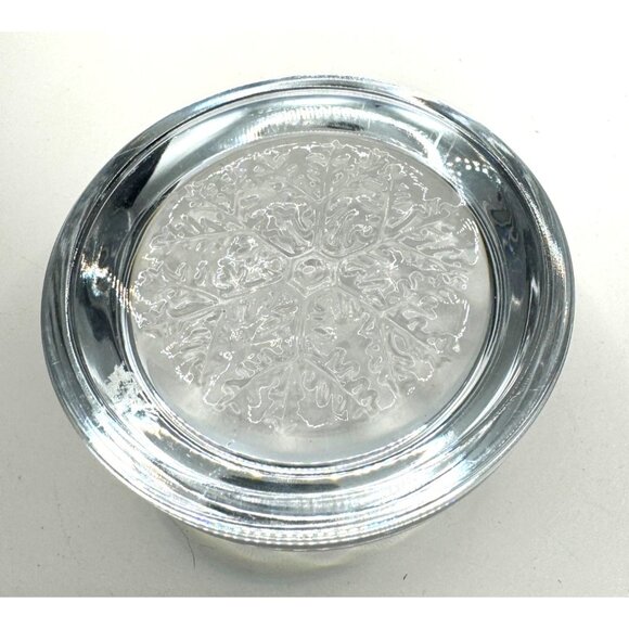 Garanti France Cristal 24% Lead Crystal Glass Christmas Snowflake Paperweight - Picture 2 of 12